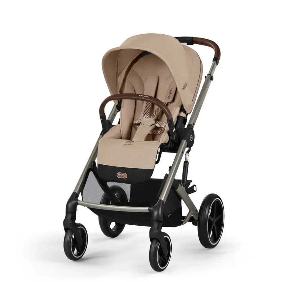 Discount Balios S Lux - Almond beige Klapvogne Med Flade Sæder