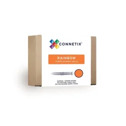 Outlet Ball Pack - kugler til kuglebane 12 dele - rainbow Magnetlegesæt