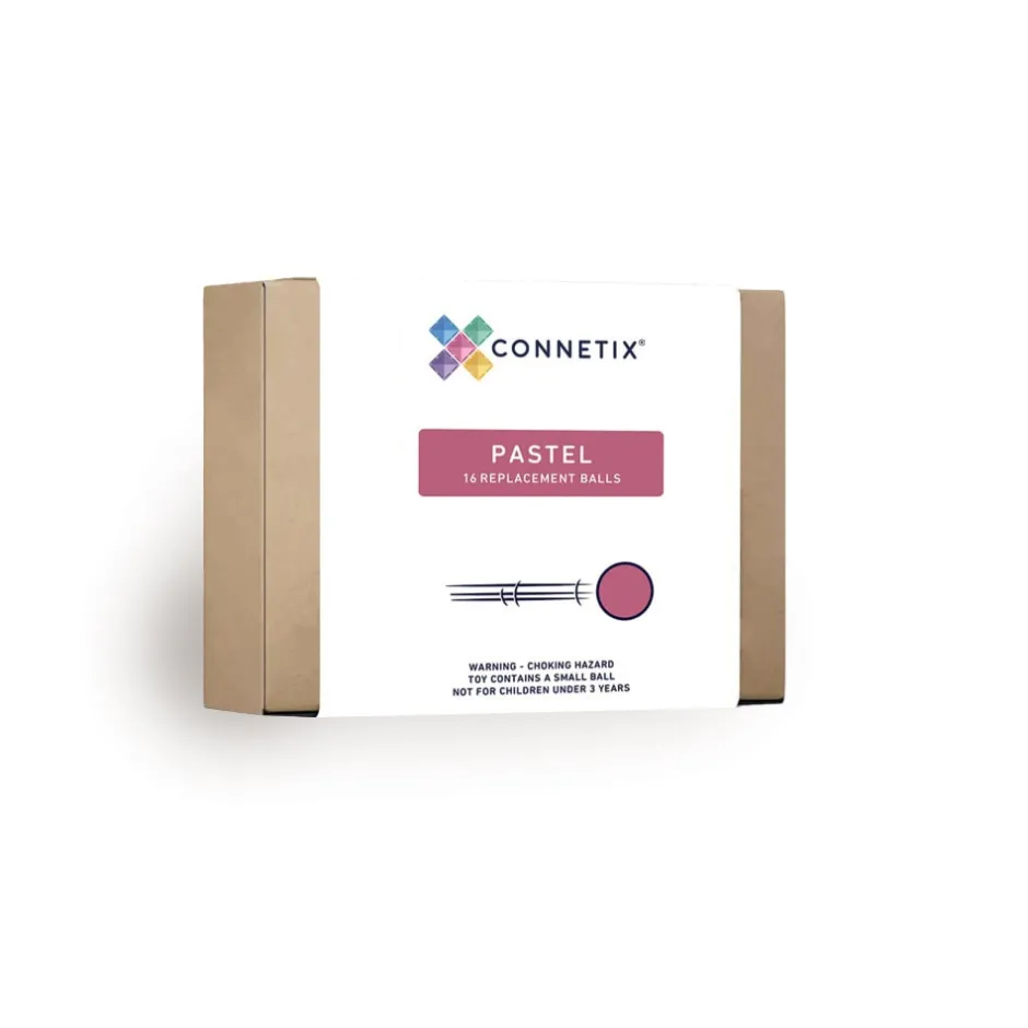 Ball Pack - kugler til kuglebane 16 dele - pastel Magnetlegesæt