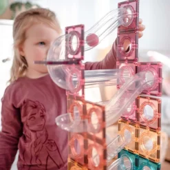 Outlet Ball Run Pack - magnetsæt 106 dele - pastel Magnetlegesæt