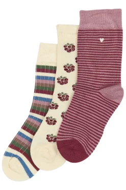 Online Bamboo strømper 3 pak - BLACKBERRY Strømper|Multipack