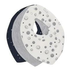 Online Bandana Bib Uni -AOP (3-pack) - 778 Savlesmække