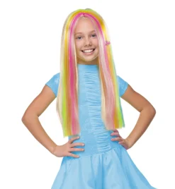 New Barbie paryk i farver Kostumer|Udklædning