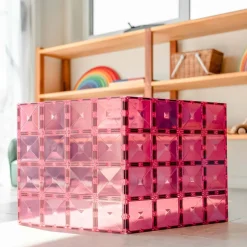 Online Base Plate-magnetplader 2 stk.-pastel pink & berry Magnetlegesæt