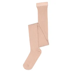 Hot Basic Rib Strømpebuks - 853-Rosa Strømpebukser