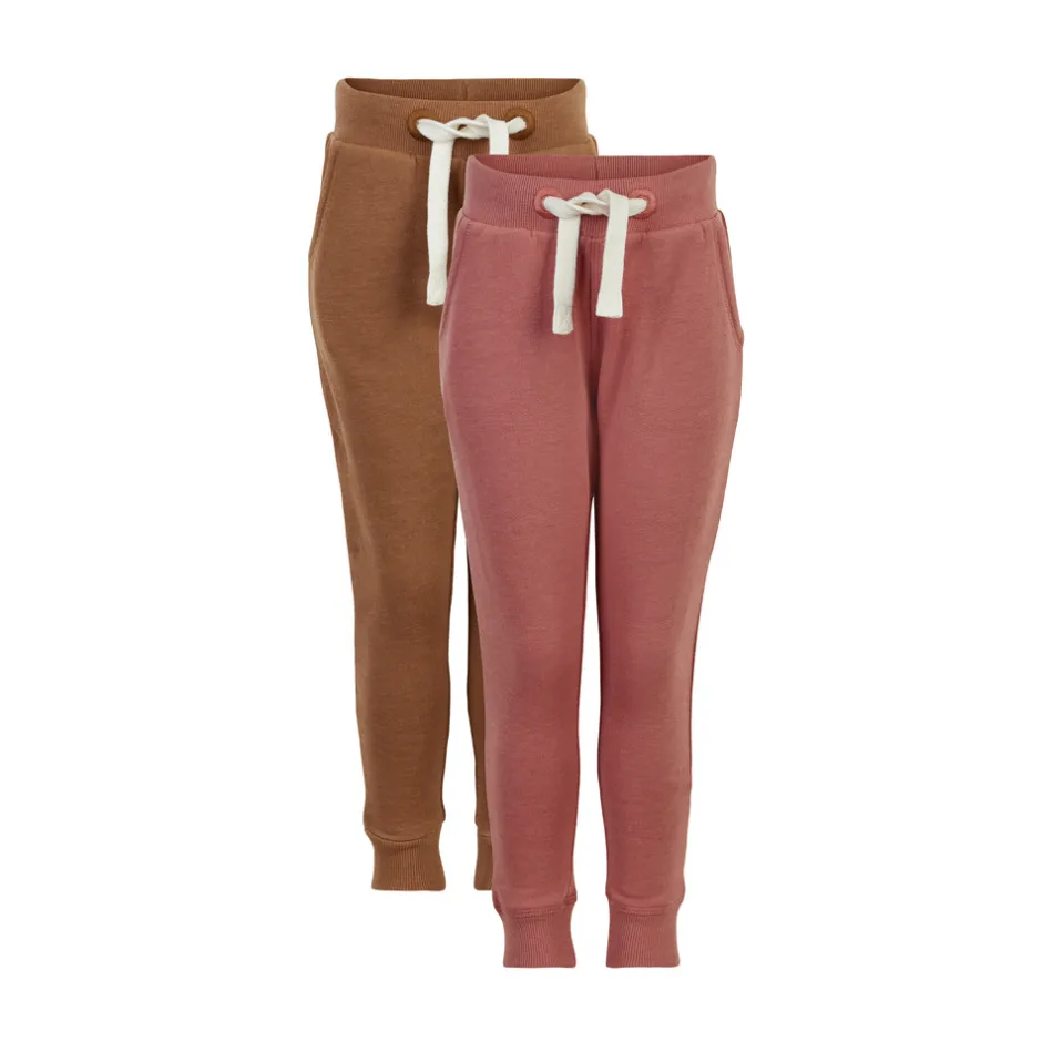 Basic sweat bukser, 2-pak - 411 Multipack|Bukser