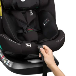 Sale Bastiaan one i-size - black carbon Autostole Med Integreret Baser|Autostole 40-150 Cm (0-12 År)