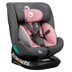 Bastiaan one i-size - pink rose Autostole Med Integreret Baser|Autostole 40-150 Cm (0-12 År)