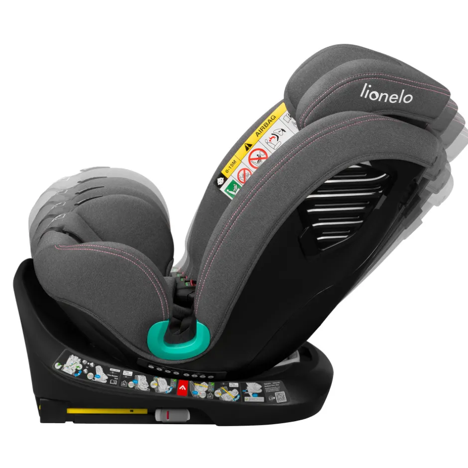 Bastiaan one i-size - pink rose Autostole Med Integreret Baser|Autostole 40-150 Cm (0-12 År)