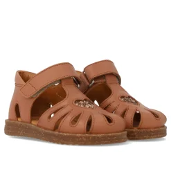 Discount Begynder sandal med glitterhjerte - Clay/Clay Glitter Sandaler Med Lukket Tå|Begyndersandaler