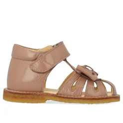 Hot Begynder sandal med sløjfe og velcro lukning - 3289 Sandaler Med Lukket Tå