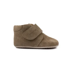 New Begynder velcro season - Kakhi suede Hjemmesko