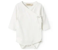 Sale Belita Slå-om-body - Gentle white Bodystocking M. Skrålukning