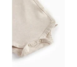 New Belita Slå-om-body - Light beige melange Bodystocking M. Skrålukning