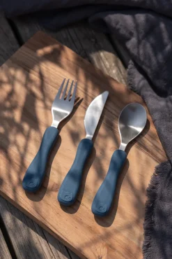 Hot Bestik, silikone, Fanto, nordic blue Bestik