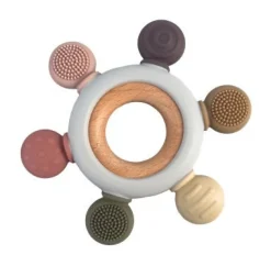 Best Bidering i silikone m. træring og mange forskellige tactile overflader Bideringe & Rangler