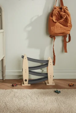 Sale Bilbane, natur/grå Legetøjsbiler