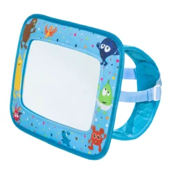 Outlet Bilspejl med figurer, blå Babyspejle