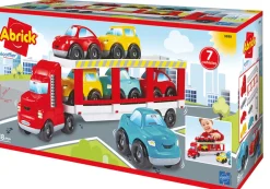 Best Biltransport m/køretøjer 7stk Legetøjsbiler