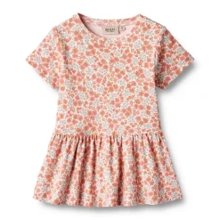 Best Birthe jersey kjole - rose flowers Kjoler