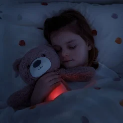 New Bjørnen Brody, søvntræner - pink Børn White Noise Og Højtalere|Lamper