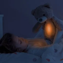 New Bjørnen Brody, søvntræner - pink Børn White Noise Og Højtalere|Lamper