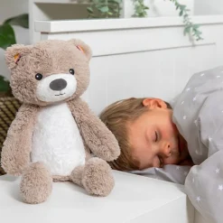 Outlet Bjørnen Brody, søvntræner - taupe Børn White Noise Og Højtalere|Lamper