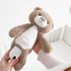 Outlet Bjørnen Brody, søvntræner - taupe Børn White Noise Og Højtalere|Lamper