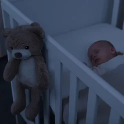 Outlet Bjørnen Brody, søvntræner - taupe Børn White Noise Og Højtalere|Lamper