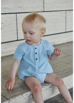 Sale Bæk og bølge romper - SKY BLUE Bodystocking Kortærmet