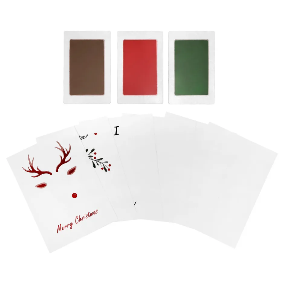 Discount Blækfri hånd og fodaftryk 3-pak - Jul Hånd- & Fodaftryk|Dekorationer