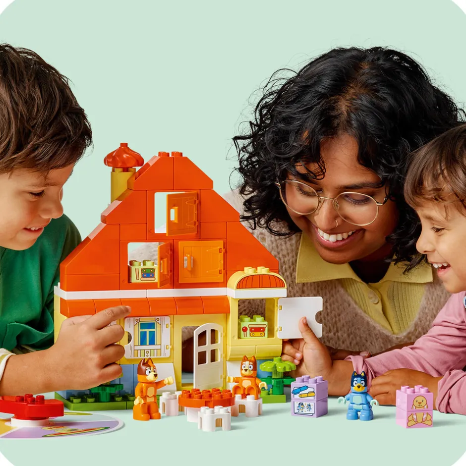 Online Blueys families hus med huskespil 10459 Lego