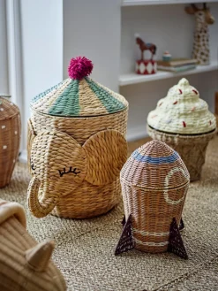 Best Bobo Kurv m/låg, Natur, Vandhyacint Børn Kurve