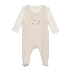 New Body langærmet m.romper - Oatmeal Bodysæt|Heldragter M. Fod