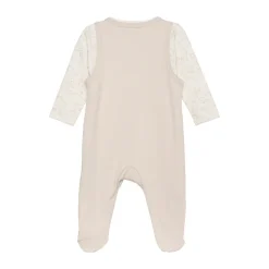 New Body langærmet m.romper - Oatmeal Bodysæt|Heldragter M. Fod