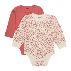 Clearance Body ls 2-pak - Mineral red Multipack|Bodystocking Langærmet