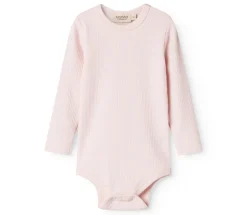 Best Body med lange ærmer - Rosa Bodystocking Langærmet