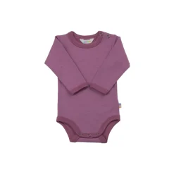 Online Body m/lange ærmer - Grape Nectar Uldbodyer|Bodystocking Langærmet