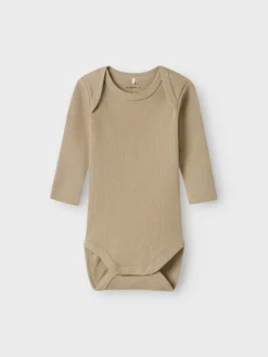 Body 5p ls solid rib - CHINA BLUE Multipack|Bodystocking Langærmet