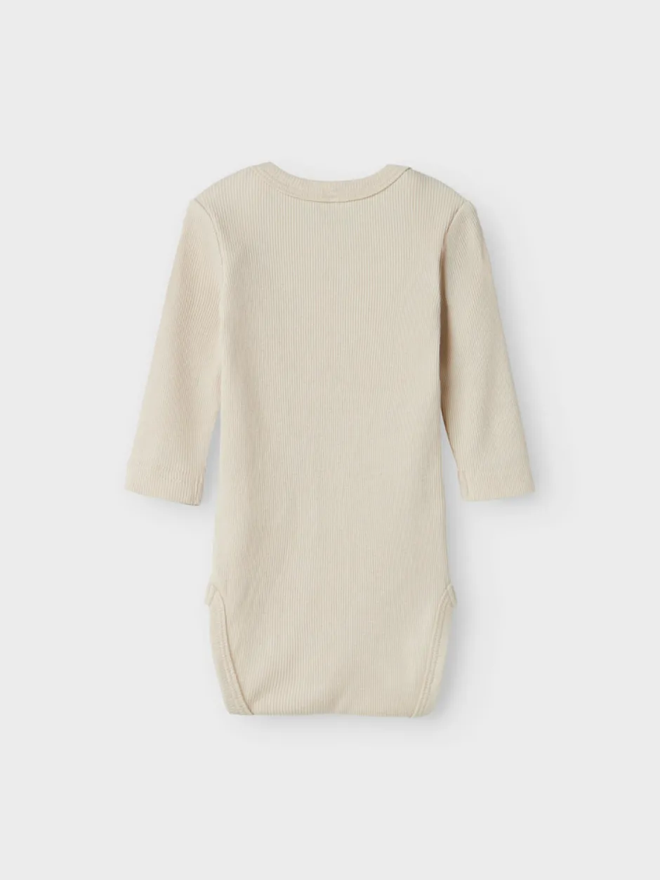 Body 5p ls solid rib - CHINA BLUE Multipack|Bodystocking Langærmet