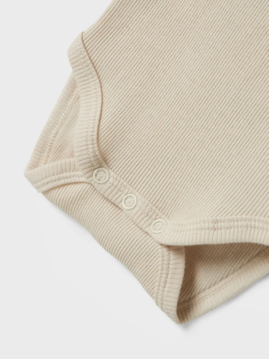 Body 5p ls solid rib - CHINA BLUE Multipack|Bodystocking Langærmet