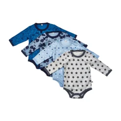 Sale Bodystocking 4 pakke - 725/Blue Multipack|Bodystocking Langærmet