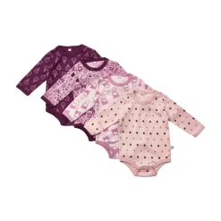 Clearance Bodystocking 4 pakke - 600/Lilac Multipack|Bodystocking Langærmet