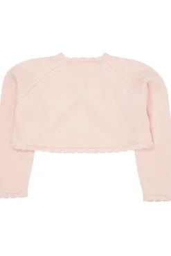 New Bolero m. hjerter - SOFT PINK Cardigans, Veste & Trøjer