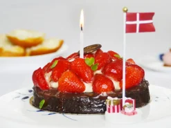 Outlet Bordflag, pakker i pink og rød Børn Fødselsdagstoge