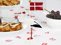 Online Bordpynt, flag med stork Børn Fødselsdagstoge