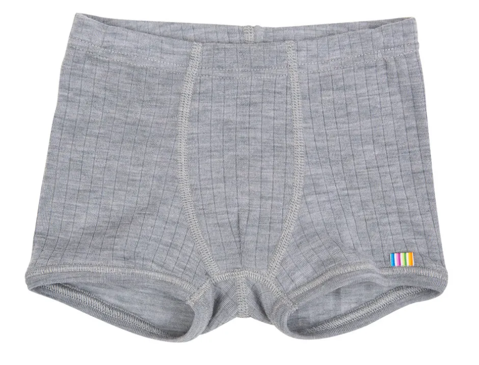 Clearance Boxershorts - Grå Undertøj|Uldunderdele