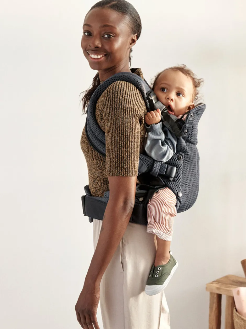 Best Bæresele Harmony - 3D-mesh, Antracitgrå Bæreseler & Vikler