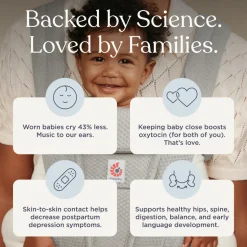 Outlet Bæresele, Omni Deluxe, Bomuld - Onyx Black Bæreseler & Vikler