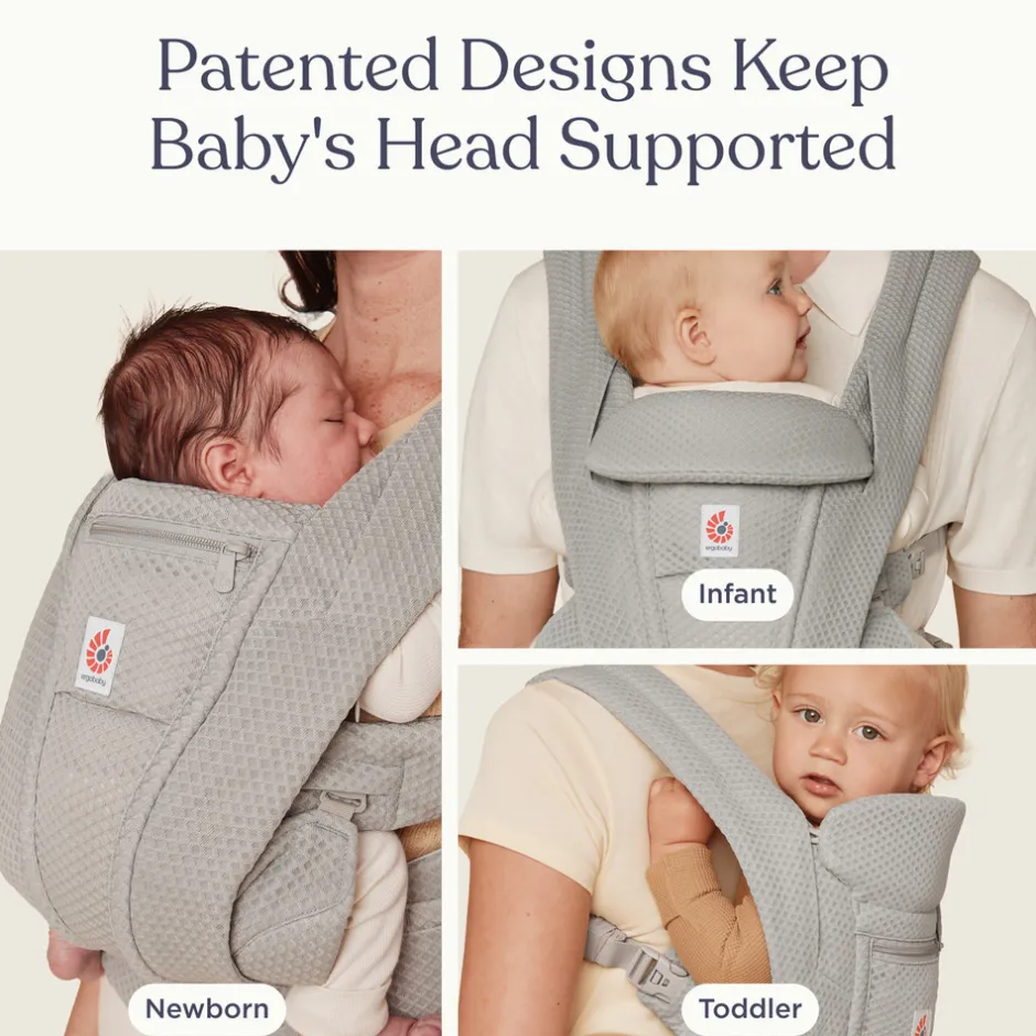 New Bæresele, Omni Deluxe, Mesh - Soft Olive Bæreseler & Vikler